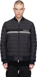 Moncler Black Patch Down Jacket