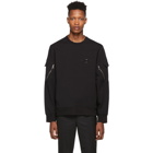 Neil Barrett Black Pierce Detail Sweater