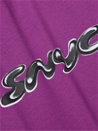 Saturdays NYC - Logo-Print Cotton-Jersey T-Shirt - Purple