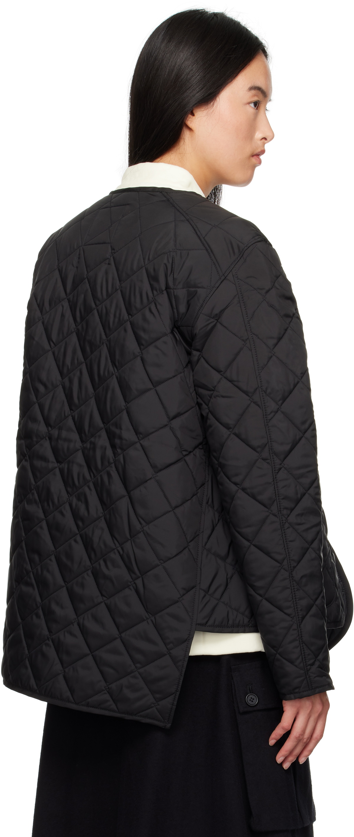 Comme des Garçons Shirt Black Lavenham Edition Bias Thornham Jacket