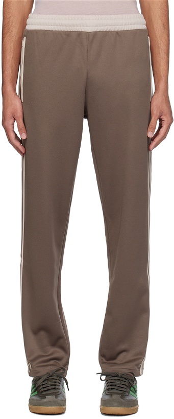 Photo: adidas Originals Brown & Beige Premium Track Pants