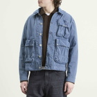 C.P. Company Men's 50 Fili Bleached Multi Pocket Jacket in Stone Bleach