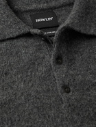 Howlin' - Ghost Pressure Brushed-Wool Polo Shirt - Gray