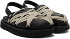 Rick Owens Black Tower Padded Megalace Platform Loafers