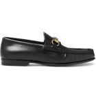 Gucci - Roos Horsebit Leather Loafers - Men - Black