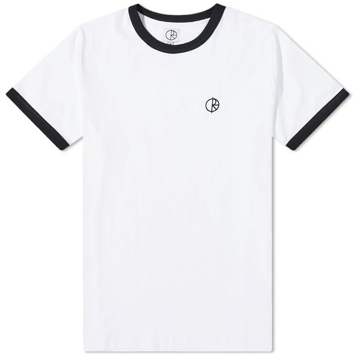 Photo: Polar Skate Co. Men's Rios Ringer T-Shirt in White/Black