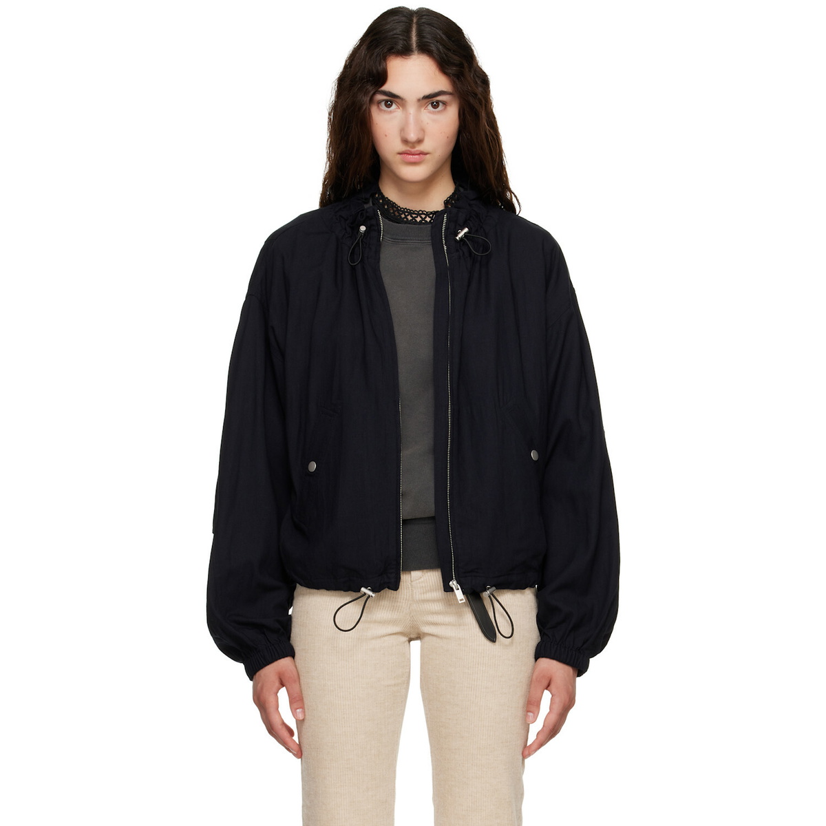 Isabel Marant Etoile Black Plume Jacket