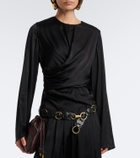 Isabel Marant Neame draped satin top