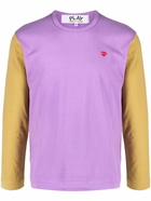 COMME DES GARCONS PLAY - Long Sleeve Small Heart Logo T-shirt