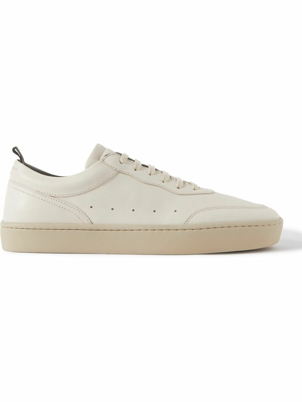 Officine Creative - Kyle Lux 001 Leather Sneakers - Neutrals Officine ...