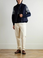 Kingsman - Fair Isle Wool Sweater - Blue