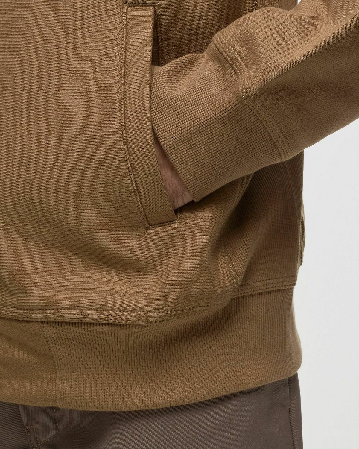 Carhartt Wip American Script Jacket Brown Mens Zippers Carhartt WIP