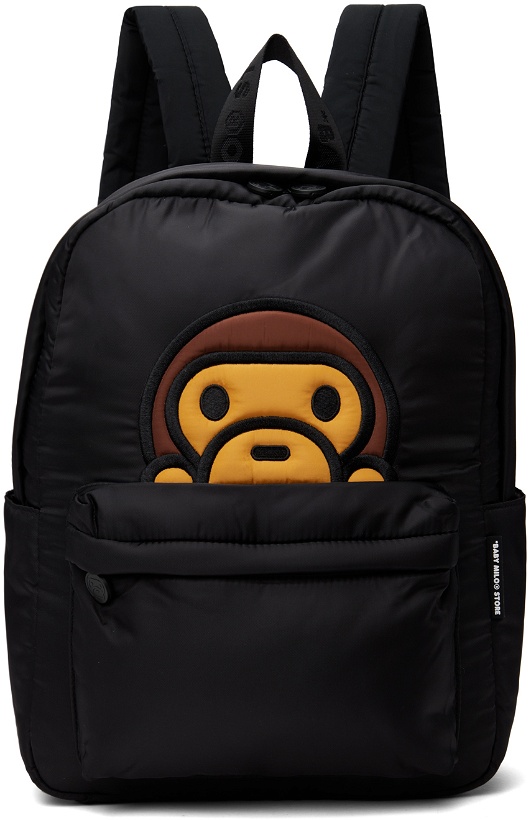 Photo: BAPE Black Baby Milo Medium Backpack