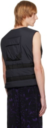 Y's Navy Padded Vest