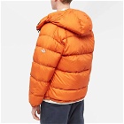 Danton Men's Nylon Hooded Down Jacket in Orange