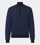 Frescobol Carioca Heitor wool half-zip sweater