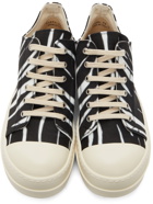 Rick Owens Drkshdw Black & White Zebra Sneakers