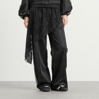 Adidas Women's 2 in 1 Lace Firebird Track Pant in Black