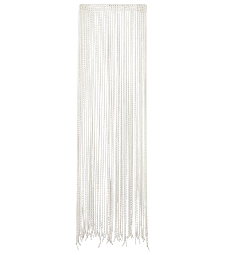 Photo: Alaïa Beaded fringed scarf