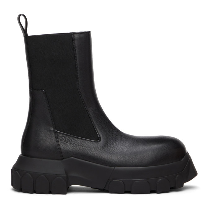 Photo: Rick Owens Black Beetle Bozo Tractor Boots