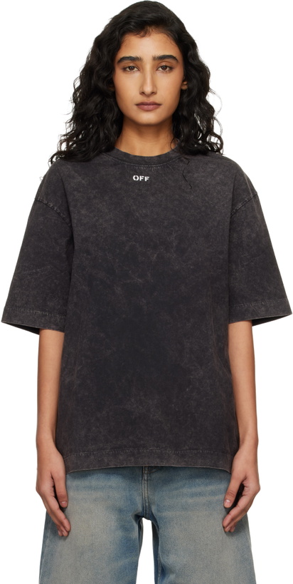 Photo: Off-White Black Arrow Confetti Skate T-shirt