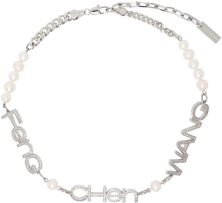 Photo: Feng Chen Wang Silver Pearl & Crystal Necklace