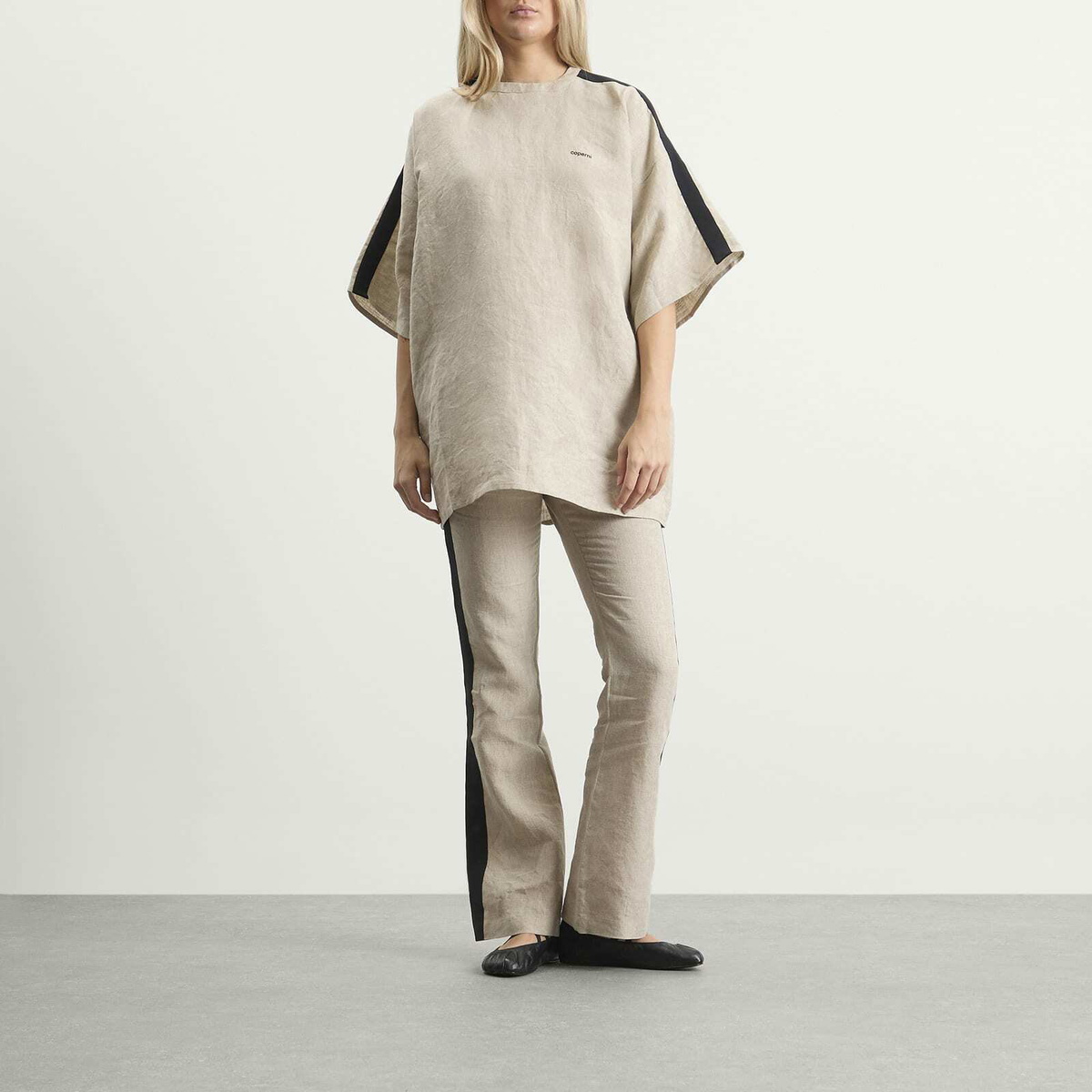 Coperni Women's Zero Waste T-Shirt in Beige