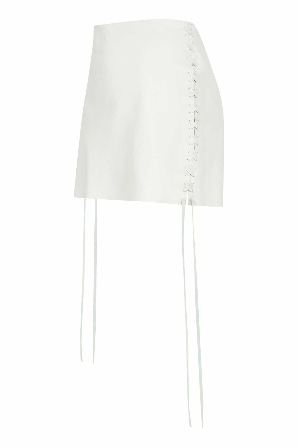 Salvatore Santoro Leather Mini Skirt