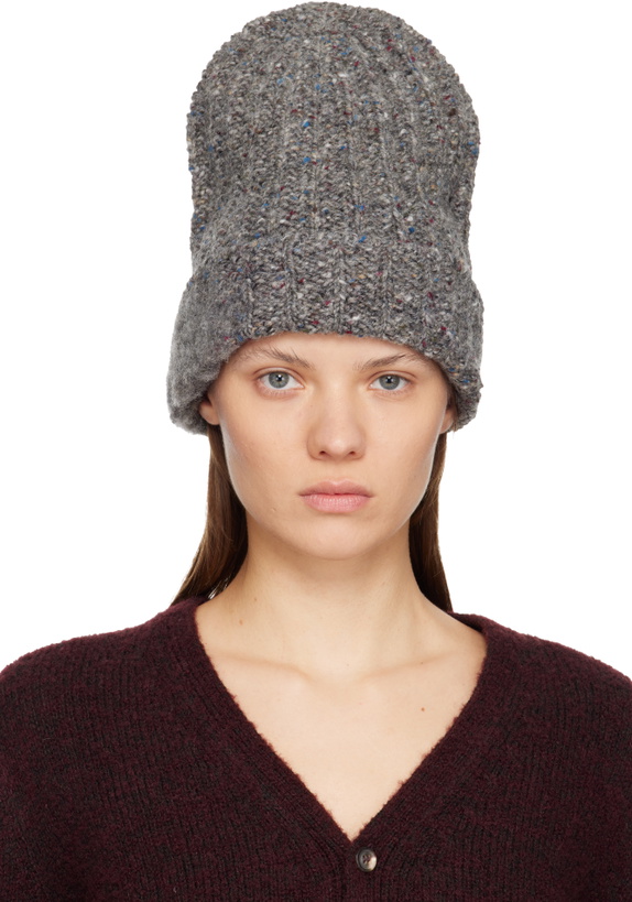 Photo: Maison Margiela Gray XL Wool Beanie