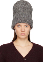 Maison Margiela Gray XL Wool Beanie