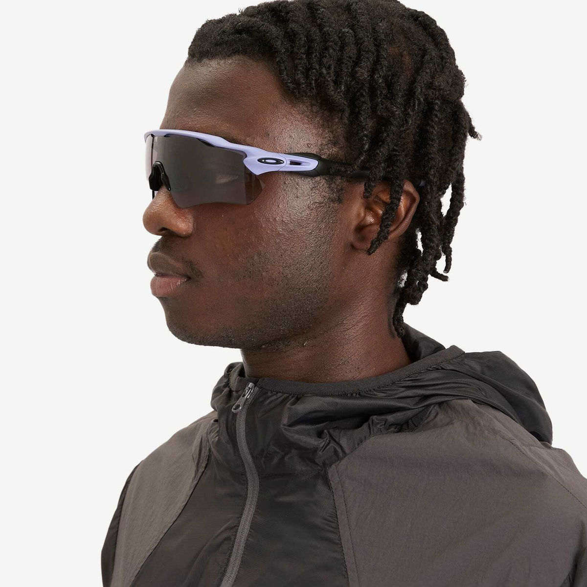 Oakley Radar EV Path Sunglasses in Matte Lilac/Prizm Slate 