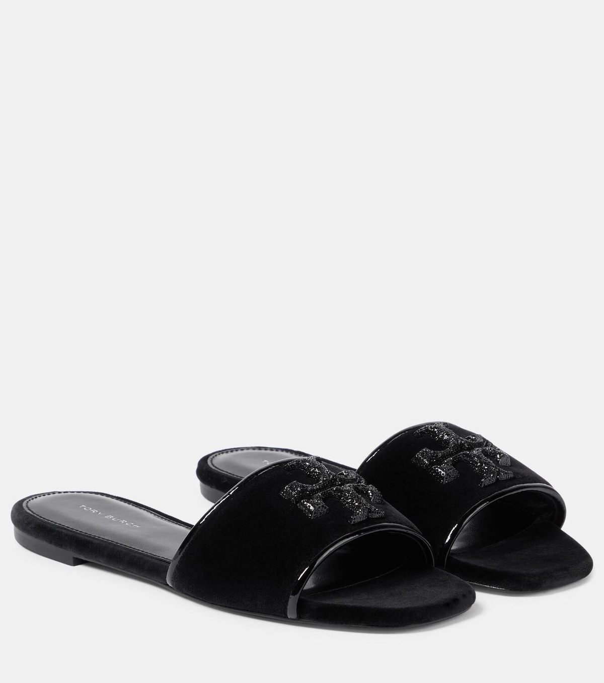 レザー★送料関税込み★Tory Burch★ELEANOR PAVE SLIDE Eleanor Pave Slide, Perfect Black | Tory Burch KW