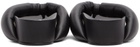 Jil Sander Black Oversize Flip Flop Sandals