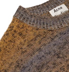 Acne Studios - Kamal Space-Dyed Striped Mélange Knitted Sweater - Men - Yellow