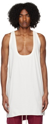 Rick Owens Off-White Fog Tank Top