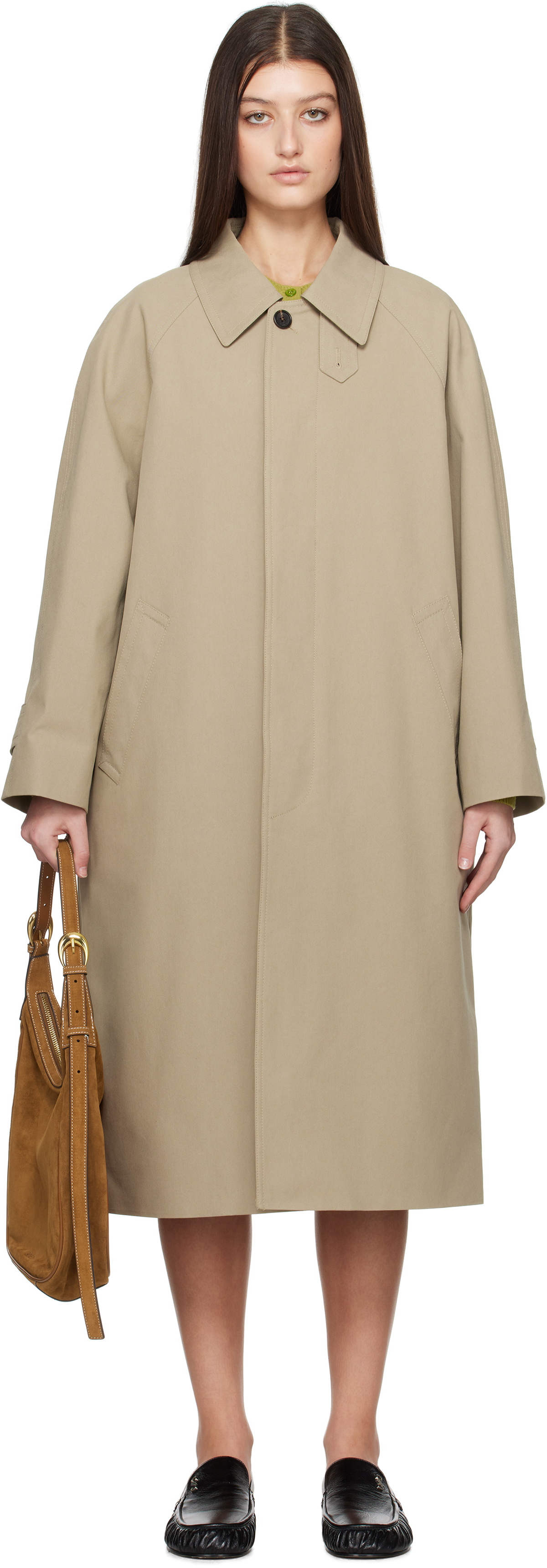 Dunst ♥ UNISEX REFINED MAC COAT /追跡付 Dunst Beige Cotton Mac Coat Dunst