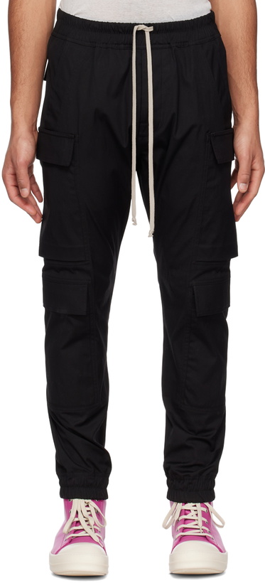 Photo: Rick Owens Black Mastodon Cargo Pants