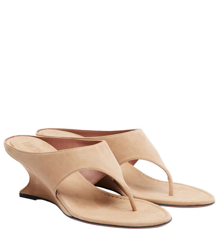 Photo: Paris Texas Nina suede thong sandals