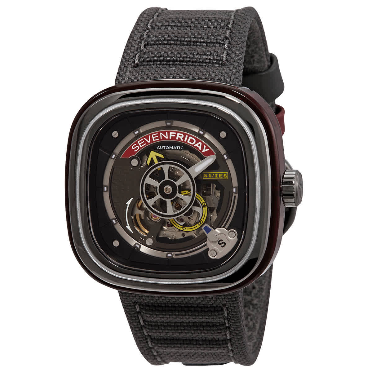 SevenFriday S-Series Automatic Black Dial Mens Limited Edition Watch S1/03