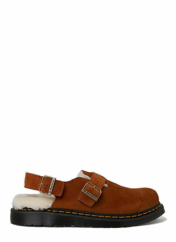 Photo: Dr. Martens Jorge Shearling Buckle Mules unisex Brown