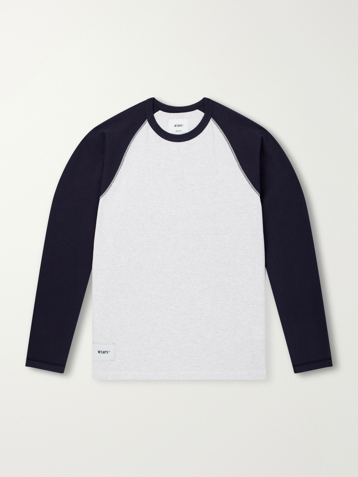 WTAPS - Ian Logo-Embroidered Cotton-Jersey T-Shirt - Gray