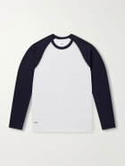 WTAPS - Ian Logo-Embroidered Cotton-Jersey T-Shirt - Gray