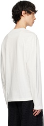 Jil Sander Three-Pack White Long Sleeve T-Shirts