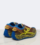 Loewe Pogo colorbocked mesh-trimmed sneakers
