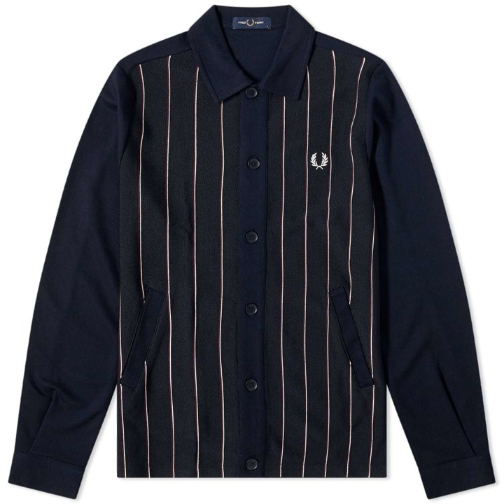 Photo: Fred Perry Knitted Panel Track Jacket