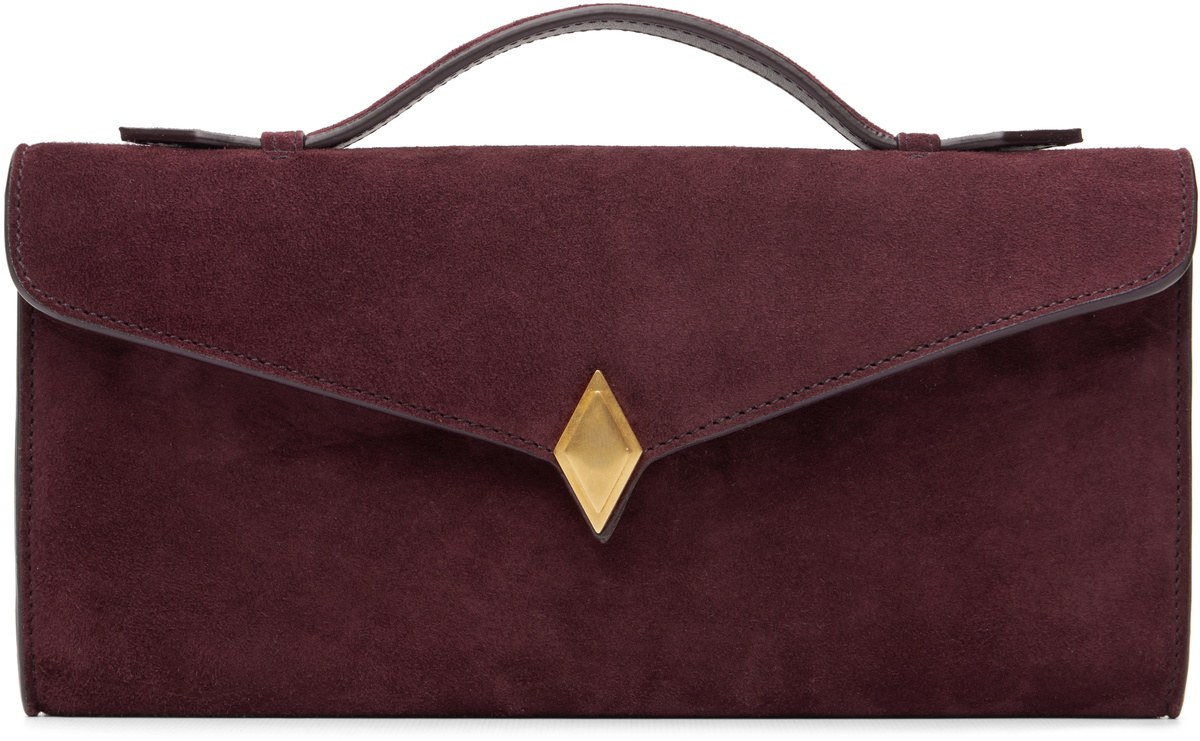Métier Burgundy Edge Clutch