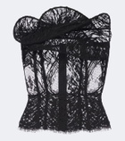 Magda Butrym Draped lace corset