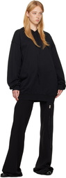 Ann Demeulemeester Black Olivia Hoodie