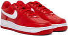 Nike Red Air Force 1 Retro Sneakers