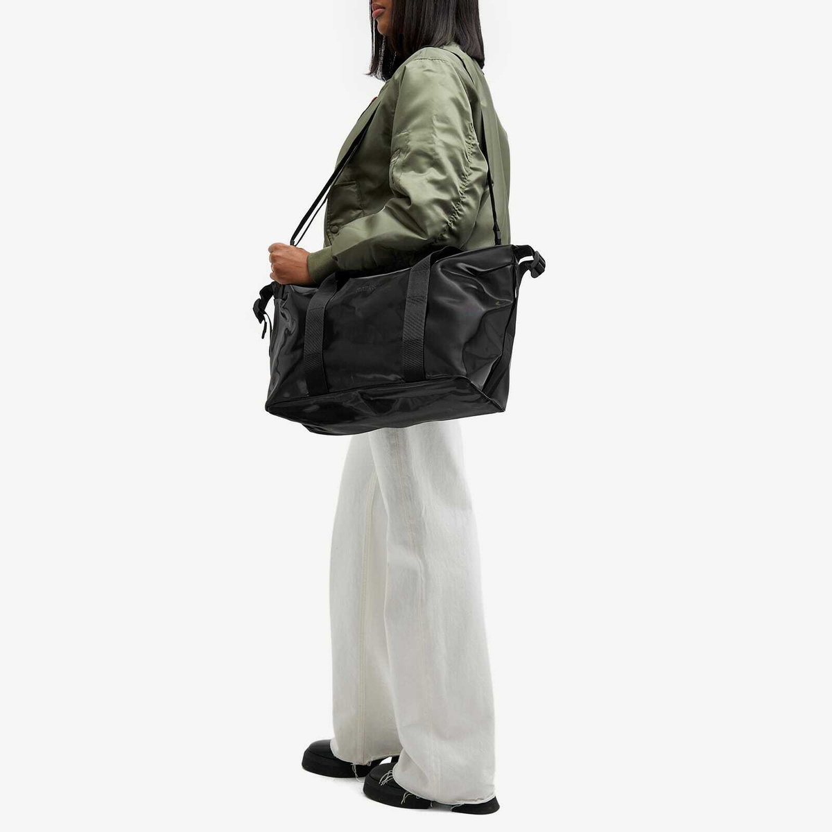 Rains Women's Small Weekend Bag in Night